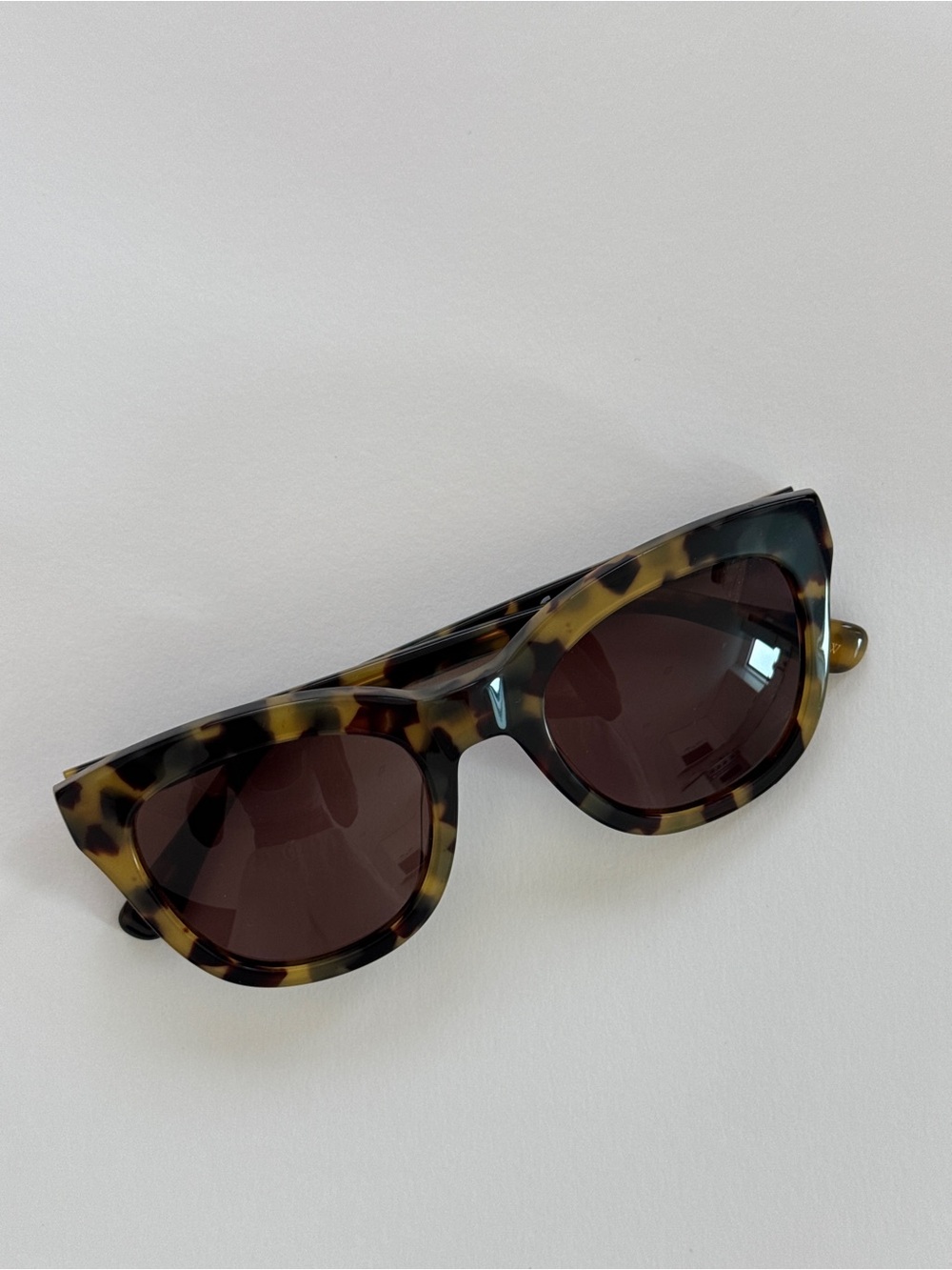 J.Crew Tortoiseshell Cat-Eye Sunglasses - Brown Lenses